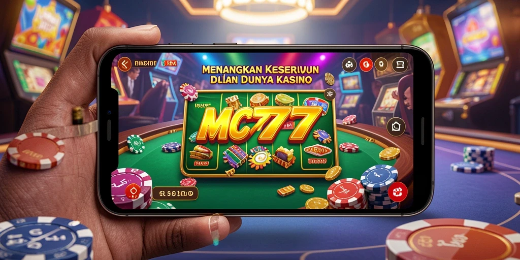 Gameplay seru di MC777 dengan berbagai pilihan permainan Kasino.