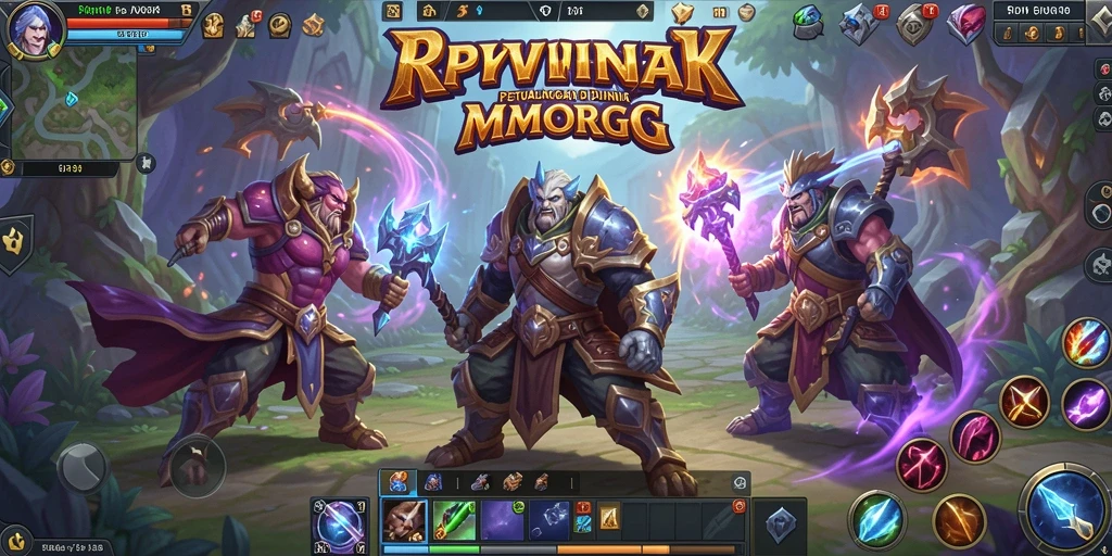 Tampilan gameplay RPVIP6 yang menakjubkan dan dinamis.