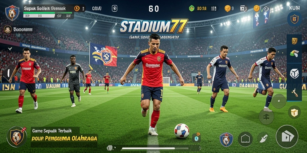 Tampilan gameplay <strong>STADIUM77</strong> yang memukau dan mendebarkan.
