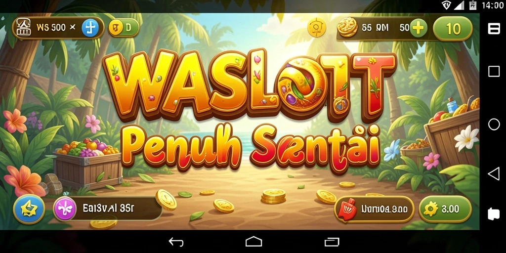 Screenshot menunjukkan gameplay menyenangkan dan interaktif WASLOT.